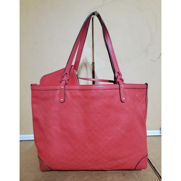 Gucci Craft Tote Diamante Leather Red - Picture 3 of 12